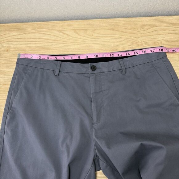 Bonobos Athletic Drawstring Pants Mens 36x32 Gray 3XDry Chino Golf Straight Leg - Picture 7 of 9